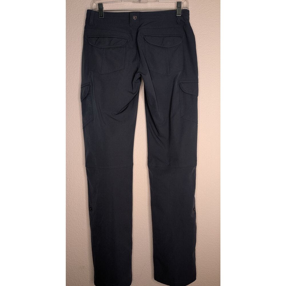 Kuhl Women's Straight Leg Hiking Pants Navy Adjustable 2R Active Hiking Gorpcore - Picture 2 of 8